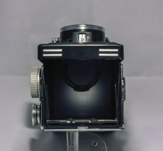 Rollei Rolleiflex 2.  8C Medium Format TLR Film Camera Film Camera w.  Case 5