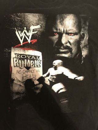 Stone Cold Steve Austin Royal Rumble 1999 Vtg Wwf Wwe Wrestling Shirt Xl