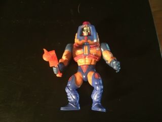 Vintage 1982 Masters Of The Universe Man - E - Face Action Figure W/ Accessory