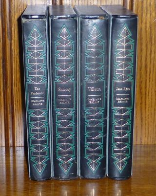 Folio Society First Editions - Four Volumes Of Charlotte Bronte Novels