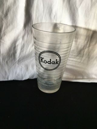 Kodak Vintage 32 Oz Glass Graduated Developer Beaker Cup