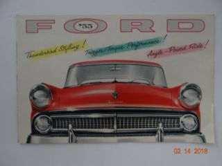 Vintage 1955 Ford Brochure