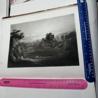 MILTONS.  PARADISE LOST/ 1826/FINE LEATHER FOLIO/23 ENGRAVED PLATES by JOHN MARTIN 12