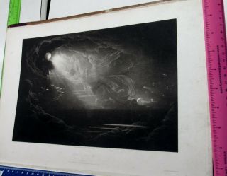 MILTONS.  PARADISE LOST/ 1826/FINE LEATHER FOLIO/23 ENGRAVED PLATES by JOHN MARTIN 4