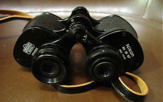Vintage Nikon Nippon Kogaku Binoculars 8x 30 8.  5