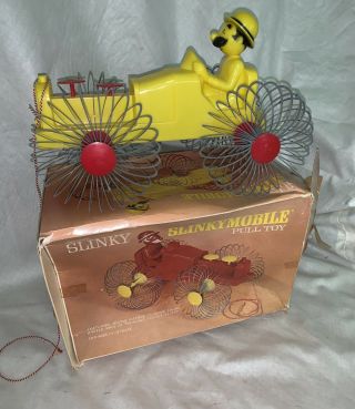 Vintage Slinky Mobile,  Swamp Buggy,  James Industries,  Red And Yellow - Rare