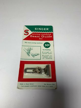 Authentic Vintage Singer Seam Guide Part No.  160934 Still In Old Package