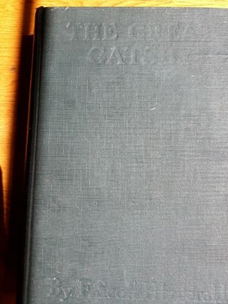 The Great Gatsby F Scott Fitzgerald 1925 First Edition Chas Scribner Good,