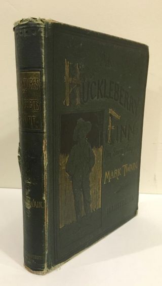 Adventures Of Huckleberry Finn Mark Twain First Edition First Issue All Points