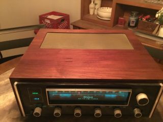 McIntosh MR78 Stereo FM Tuner with walnut Cabinet item great 3