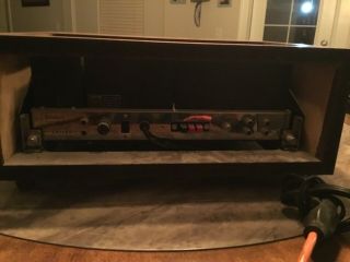 McIntosh MR78 Stereo FM Tuner with walnut Cabinet item great 5