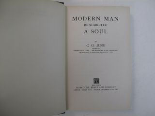 Freud Therapy Psychoanalysis Modern Man in Search of a Soul Carl Jung DJ 1933 2