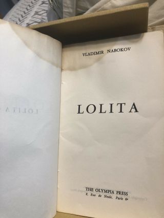 Lolita First Edition 2 Volume Books With Hard Cover Case That Looks Like A Book 8