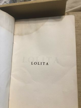 Lolita First Edition 2 Volume Books With Hard Cover Case That Looks Like A Book 9