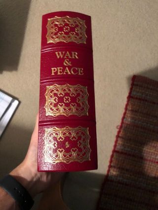 Easton Press War And Peace By Leo Tolstoy