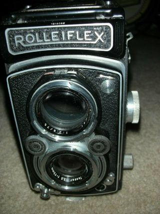 Rollei F&H Franke & Heidecke TLR Camera OUTFIT Rolleiflex DRP DRGM GERMANY 5