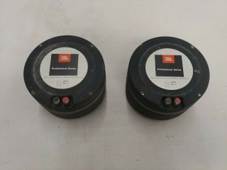 Matched Pair Jbl 2440 16 Ohm 2 " Drivers W 2445 Dias Serial S 42978 And 42978