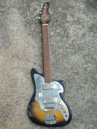 Vintage Audition Solid Body Electric Guitar Japan