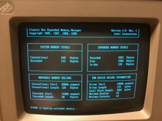 IBM 5170 PC AT 1984 80286 6 MHz 2 MB RAM 30 MB HDD MS DOS ISA 8513 Monitor 2