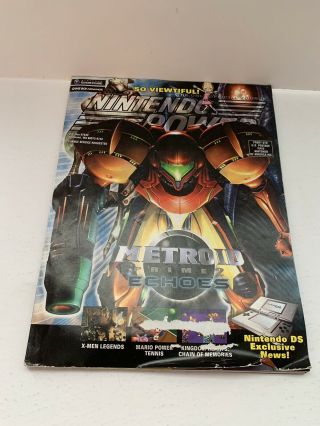 Nintendo Power Vol.  186 Metroid Prime 2 Echoes Cover Poster Vintage
