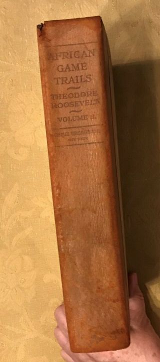 Signed and Numbered 171/500 African Game Trails Vol I&II Theodore Roosevelt 1910 9