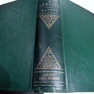 CHARLES DARWIN ORIGIN OF SPECIES/1861/3rd Ed.  with ADDITIONS & CORRECTIONS $10K, 10