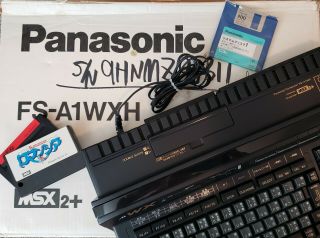 [ Msx ] Panasonic Fs - A1wx Msx2,  / Fs - A1wxh Full Fs - A1wxhset - - Msx 2
