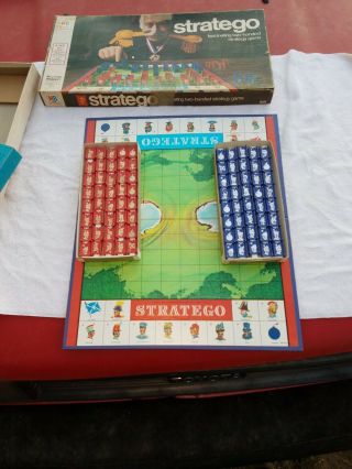 Vintage Stratego Board Game By Milton Bradley 4916 - 1976 Good/used