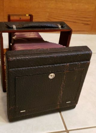 1900 ' s CENTURY CAMERA IN CASE WITH PLATES & ROCHESTER NY 4