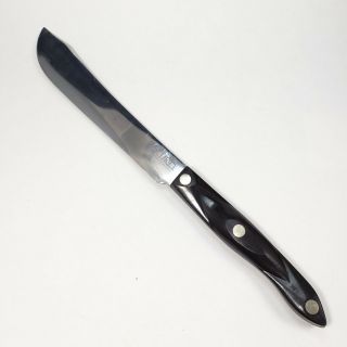 VINTAGE Cutco 1722 JB Chef Butcher Knife 1989 Classic Brown & Pink TLH Handle 8 
