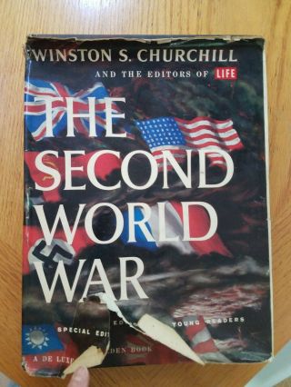 Winston Churchill " The Second World War " Special Edition For Young Readers 1960