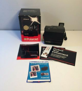 Vintage Polaroid Sun 660 Autofocus Camera 600 Series Land Camera - 2