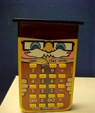 Vintage 1978 Texas Instruments " Little Professor " Learning Game Calculator