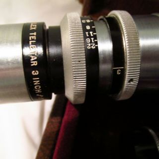 1930 ' s Paillard Bolex H - 16 16mm Movie Camera w/3 Lenses:Meyers/Ilex/Wollensak 5