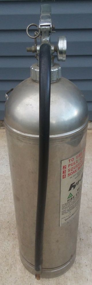 VTG Fyr - Fyter Fire Extinguisher Water Can Model F2W 2 - 1/2 Gallon Rescue Mancave 5