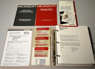 Microsoft Excel For Apple/macintosh Vrs 1.  03 Also Includes Update Vrs 1.  04
