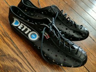 Size 39 Detto Pietro Senior Model Vintage Eroica Cycling Shoes Conditi