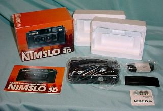 Nimslo Lenticular 3d 35mm Stereo Camera Complete Quadra Lens 3000