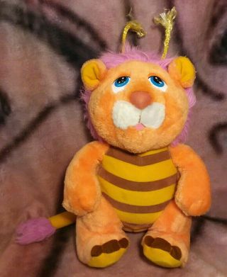 Vintage Wuzzles " Bumblelion " Plush Stuffed Animal Toy - 1984 Hasbro Softies