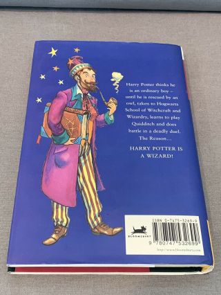 1st Edition,  5th Print U.  K.  Hardcover Harry Potter and the Philosopher ' s Stone 2