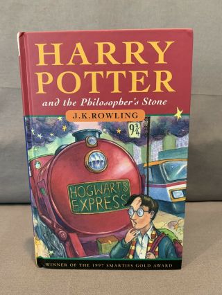 1st Edition,  5th Print U.  K.  Hardcover Harry Potter and the Philosopher ' s Stone 7