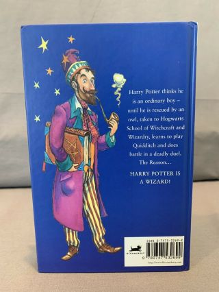 1st Edition,  5th Print U.  K.  Hardcover Harry Potter and the Philosopher ' s Stone 8