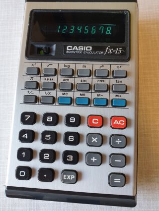 Vintage Casio Fx - 15 Scientific Calculator