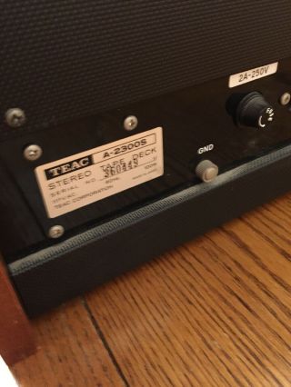 TEAC A - 2300S - STEREO REEL - TO - REEL TAPE DECK 6