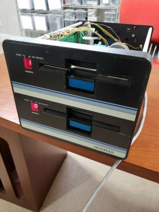 Micropolis Dual Drive System 1053 - Mod Ii With S100 Micropolis Fdc Board