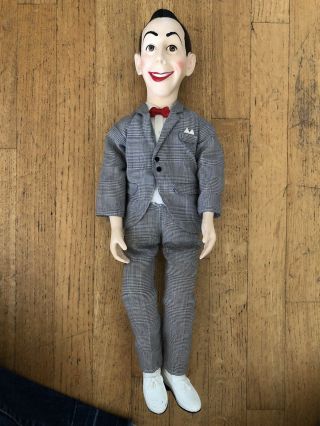 Pee Wee Herman Vintage 1987 Doll 17 " Pull String Toy Collectible