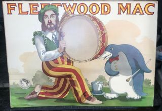 Vintage 1977 Fleetwood Mac Poster Greg Scott Stevie Nicks