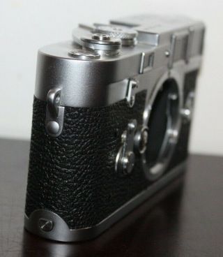 Leica M3 Early Double Stroke Rangefinder Camera Body With Case 3