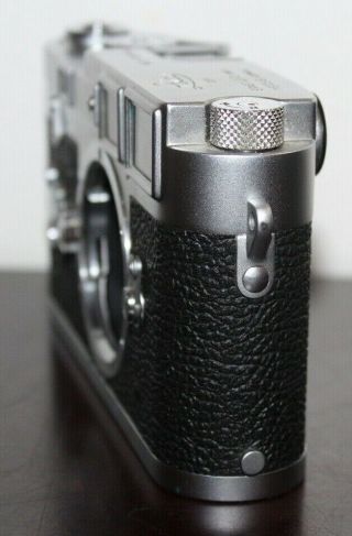 Leica M3 Early Double Stroke Rangefinder Camera Body With Case 4