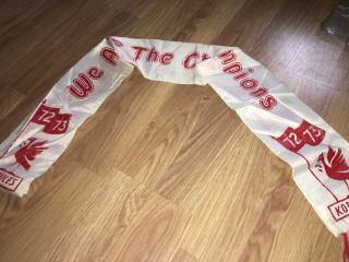 Liverpool Fc Vintage/retro 1970s Red/white Football Scarf (good Cond)